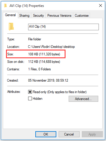 File size exceeds
