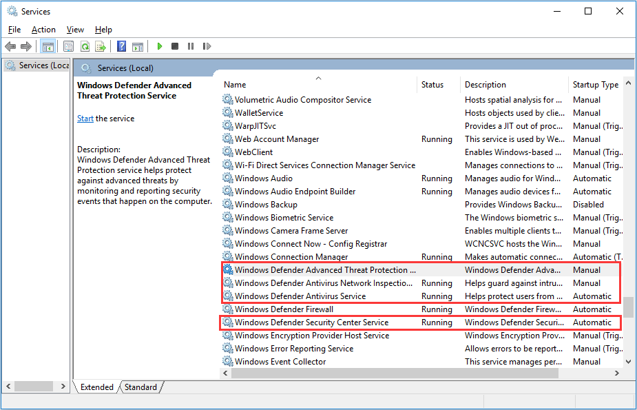 Fix Windows Defender Error This Program’s Service Has Stopped
