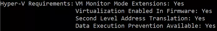 check Hyper-V requirements