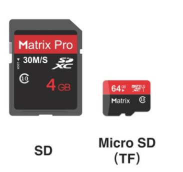 SD card and Micro SD card shape