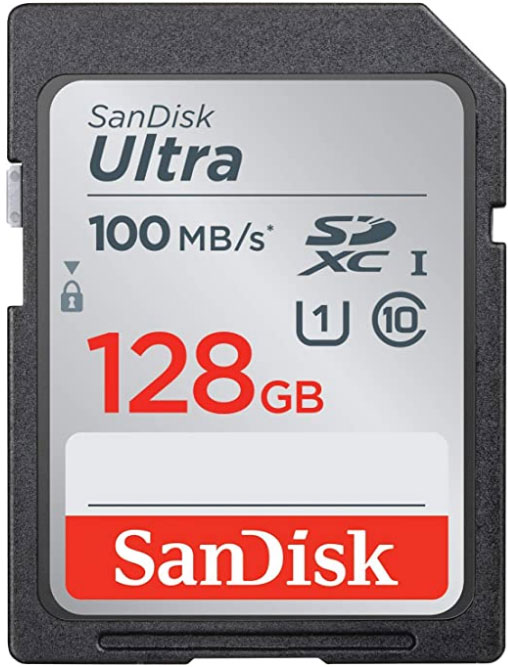 SanDisk 128GB Ultra SDXC UHS-I Memory Card