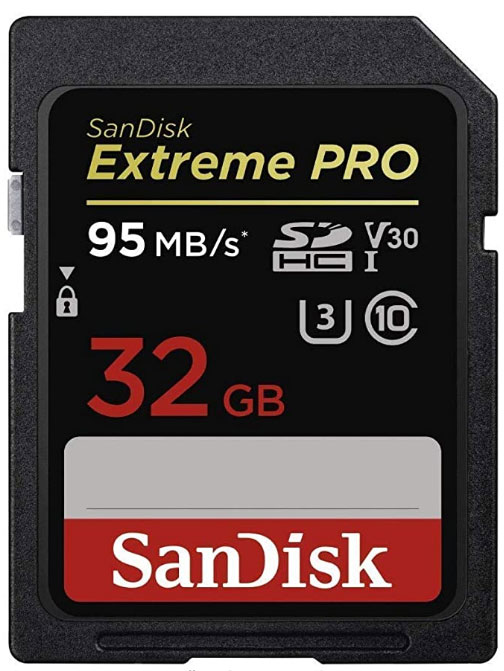 SanDisk Extreme Pro 32GB SDHC UHS-I Card