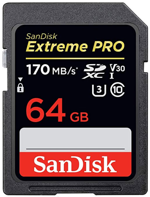 SanDisk 64GB Extreme PRO SDXC UHS-I Card