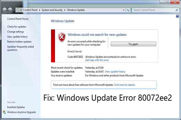 windows 80072efe windows 80072efe