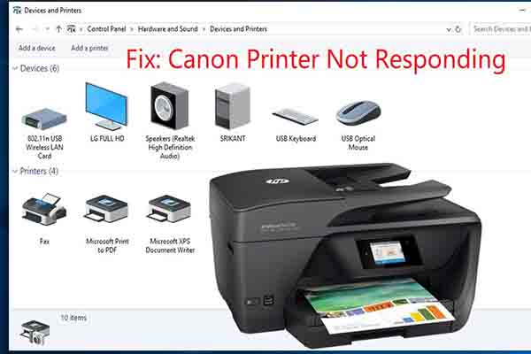 Top to Fix Canon Printer Not Responding Issue