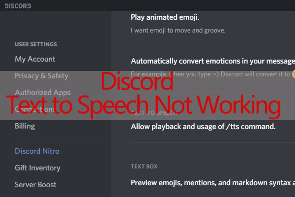 Chat speech discord text to How to