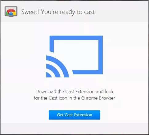 get the Google Cast extension