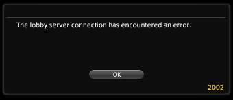 FFXIV error 2002