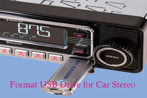 barbermaskine Rundt og rundt Ekstraordinær How to Format USB Flash Drive for Car Stereo