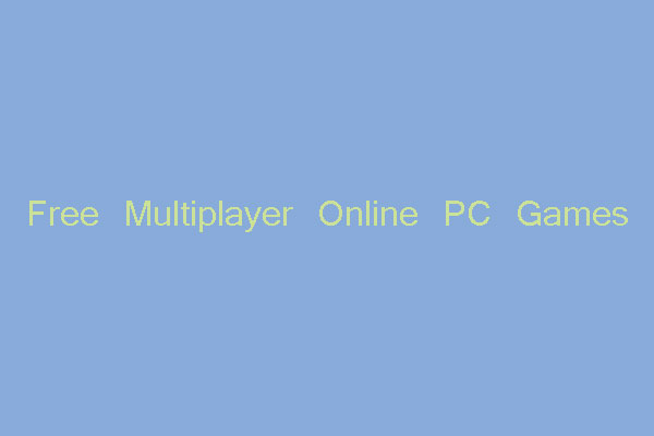 free multiplayer online PC games