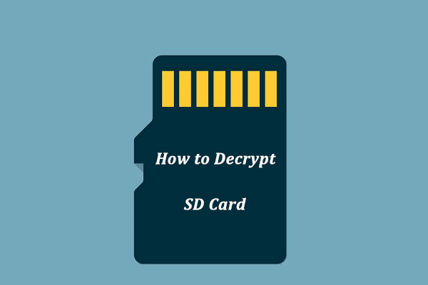 encrypted sd card recovery