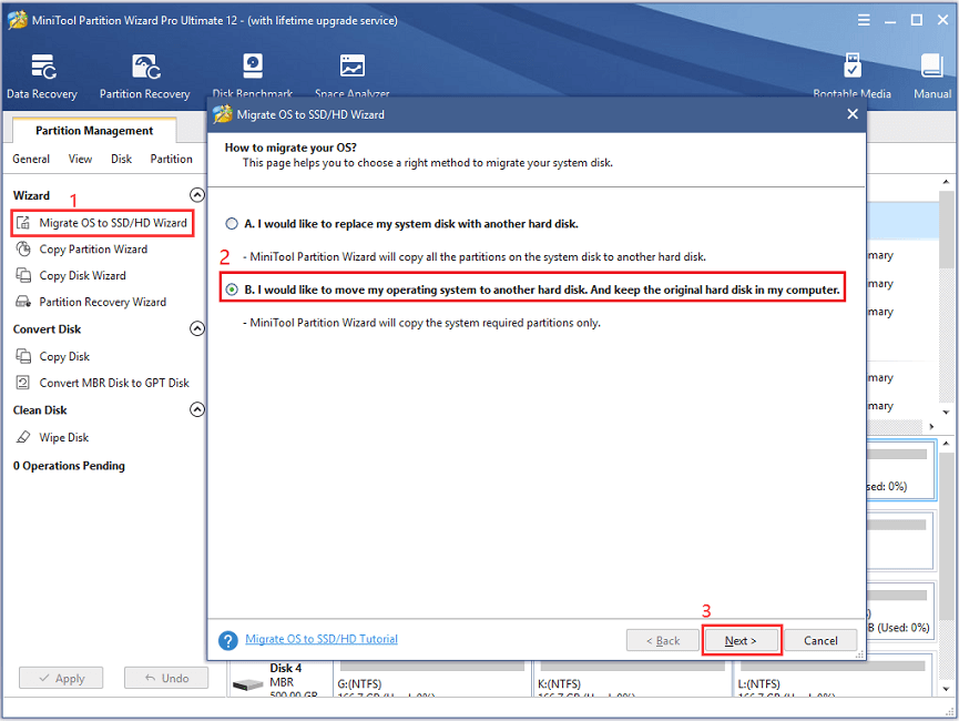 activate Migrate OS to SSD/HD Wizard