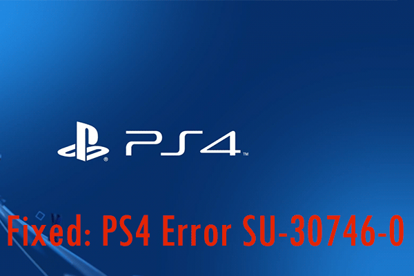 PS4 error SU-30746-0