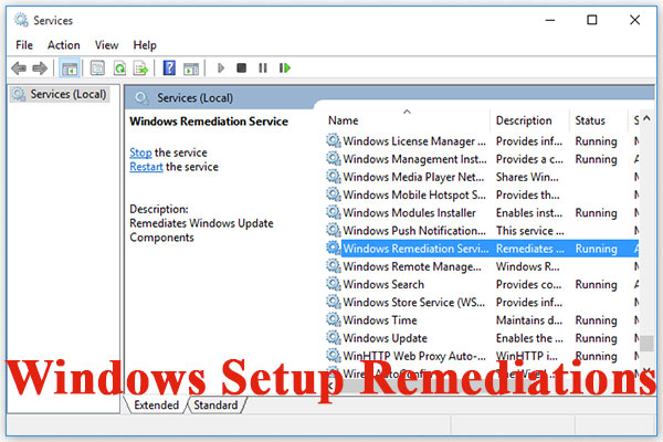 Windows Setup Remediations