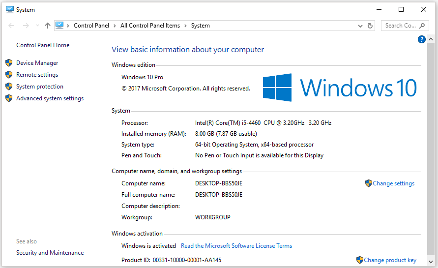check OS, CPU, RAM you are using