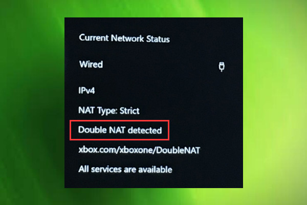 double NAT Xbox