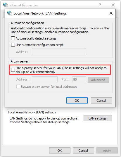err unreachable address chrome solutions check open