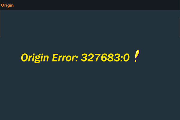 error: 327683:0