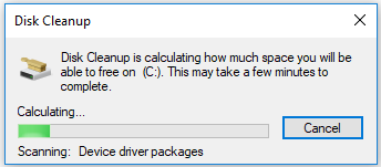 calculate the space that you can free up