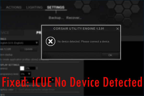 icue no device detected thumbnail
