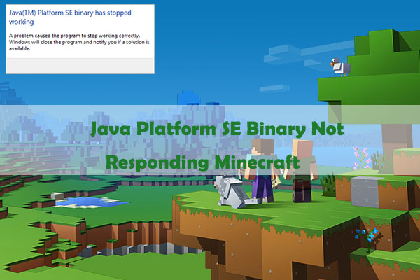How To Fix Java Platform Se Binary Not Responding Minecraft