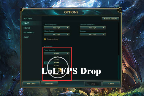 Fix League Of Legends Fps Drop Windows 10 21 Update