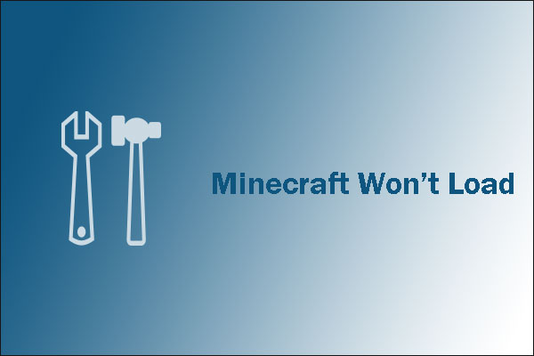 minecraft wont load thumbnail