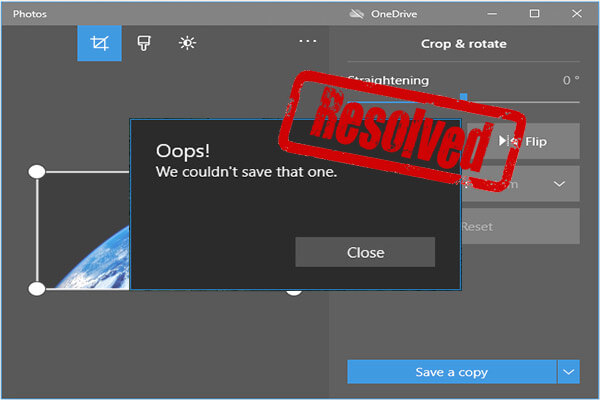 Oops we couldn’t save that one