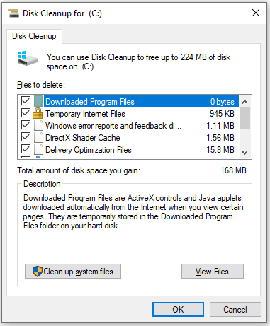 delete junk files