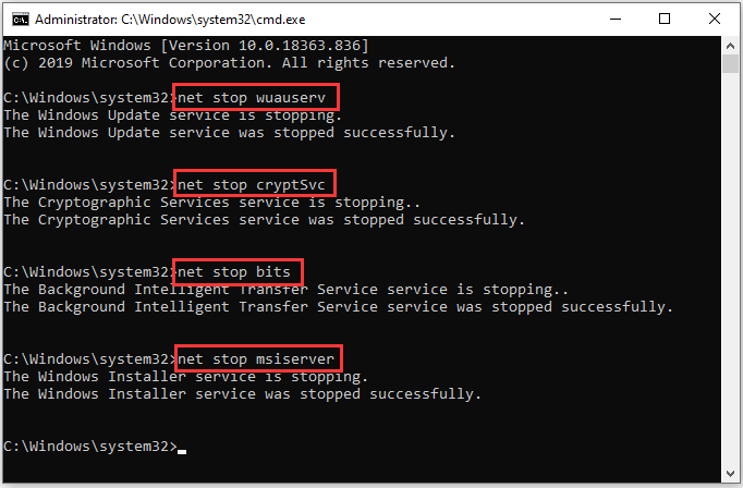 stop WU services