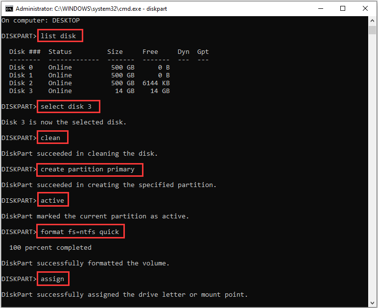 how to format usb drive windows 10 install