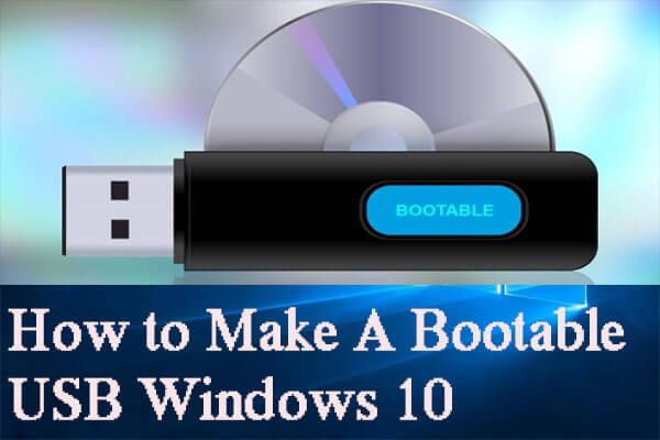 how to make a bootable USB