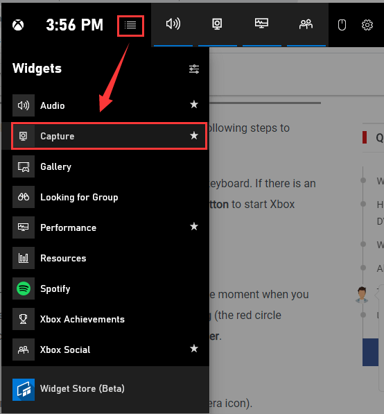 xbox game dvr - Windows Gamebar - how change capture bar position