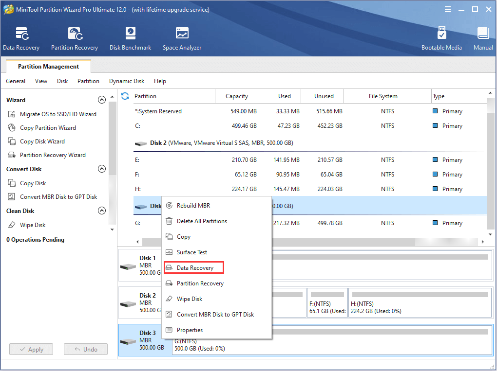 choose Data Recovery