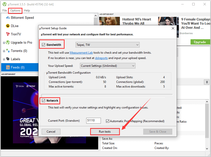 utorrent not downloading files