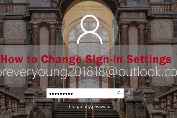 change sign-in settings