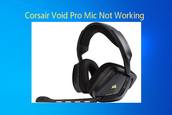 corsair void crackling sound