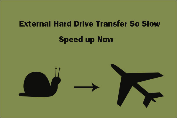 external hard drive transferring so slow thumbnail