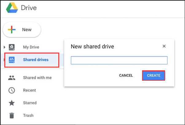 shared with me google drive desktop