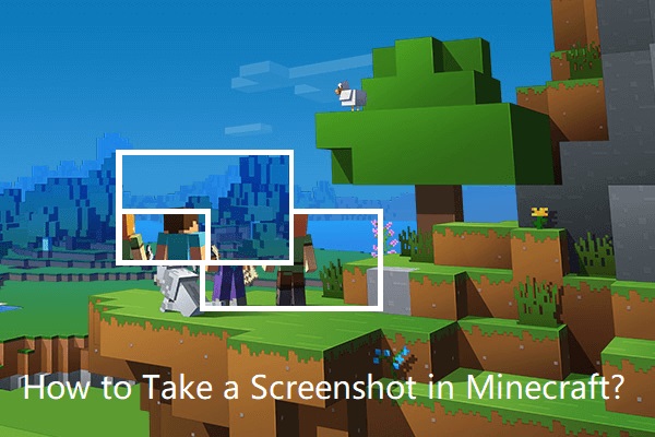 how to take a screenshot in minecraft thumbnail