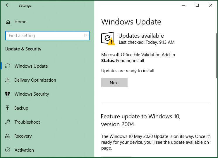 Update Windows