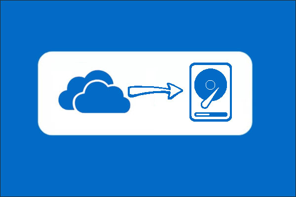 how do I move files from OneDrive to my hard drive