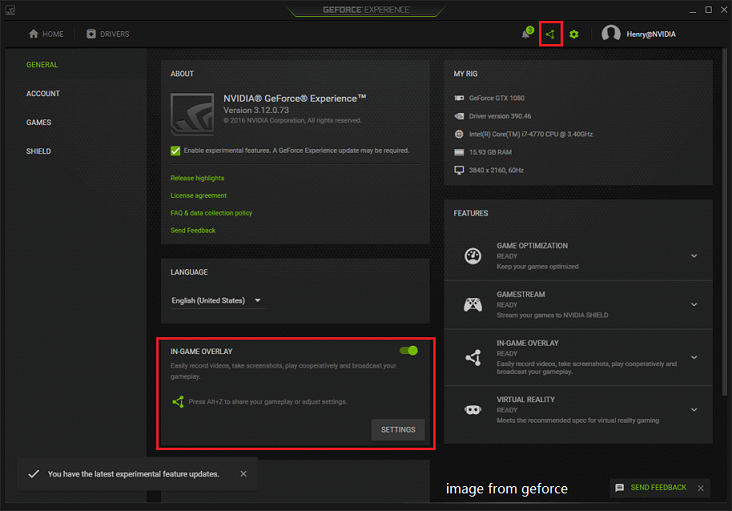 Troubled wall Sui Solved) How to Record with GeForce Experience ShadowPlay?