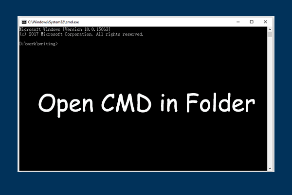 open CMD in folder