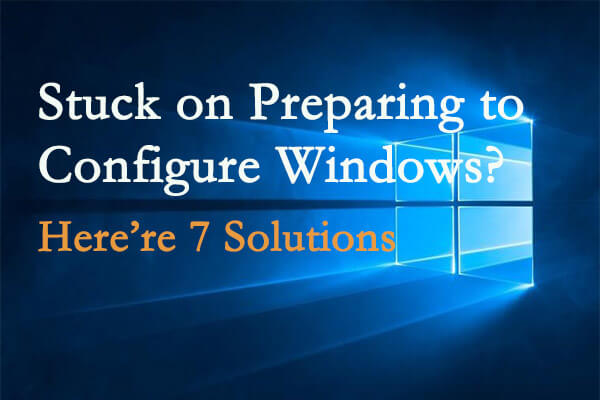 preparing to configure Windows