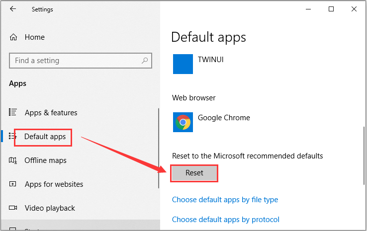 how to change default app to open files on pc