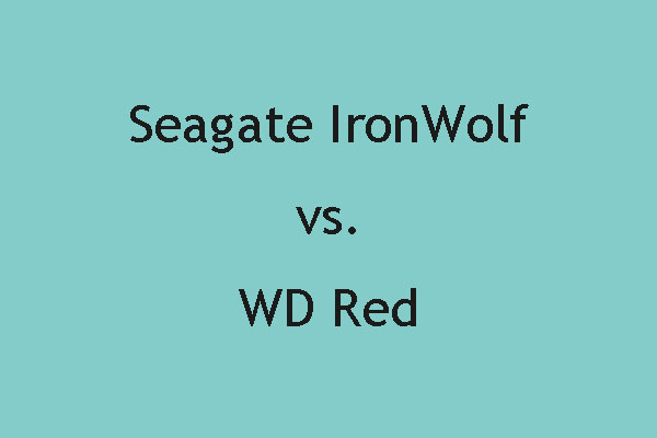 Seagate IronWolf vs WD Red