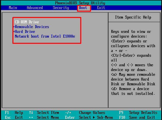 entre na configuração do bios do toshiba portege