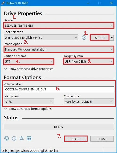 create a bootable usb drive windows 7 without boot disk