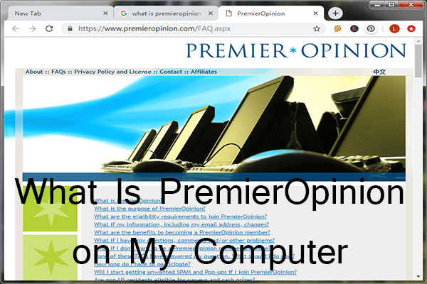 what is PremierOpinion on my computer